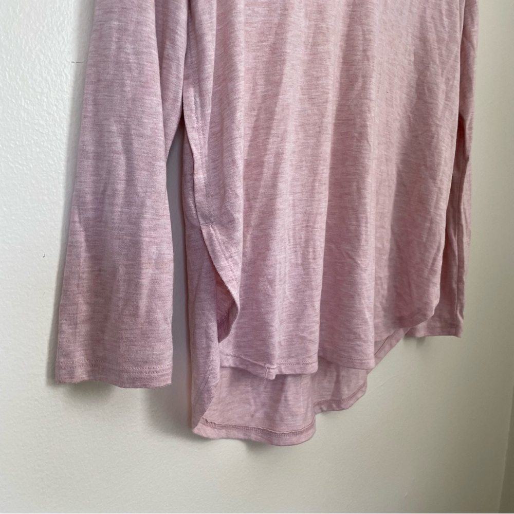 Faded Glory | Pink Hi Low Long Sleeve Tee | Size Small - Picture 8 of 13
